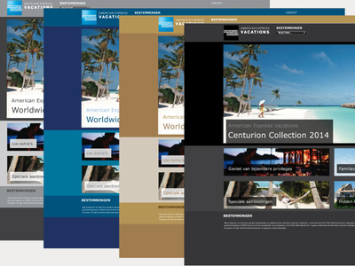 American Express Travel front end development graphic design grid system magazine design mobile print design responsive web design ui ux web design