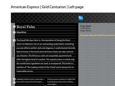American Express Travel front end development graphic design grid system magazine design mobile print design responsive web design ui ux web design