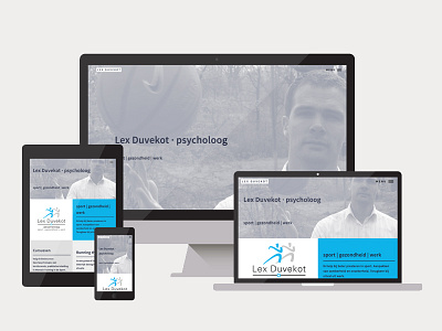 Lex Duvekot | Website landing page responisve website ui user interface ux web web design web experience web layouts web typography website