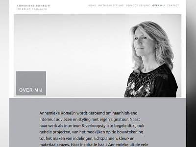 Annemieke Romeijn website redesign brand identity brand identity design branding landing page logo design mobile online responsive web design ui ui ux designer web design
