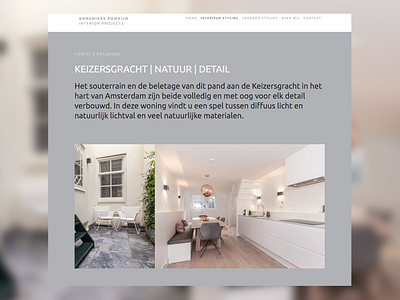 Annemieke Romeijn redesign website