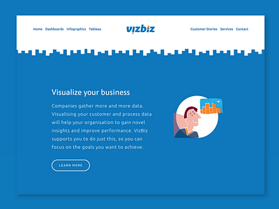 VizBiz brand identity and web design