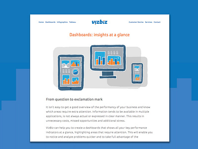 VizBiz brand identity and web design