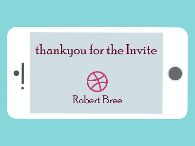 Thank You Robert Bree invites