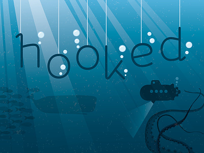 hooked | Free Font font type typography