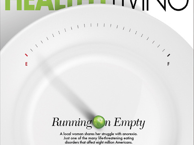 cover :: Running On Empty :: HL cover eating disorder magazine magazine design