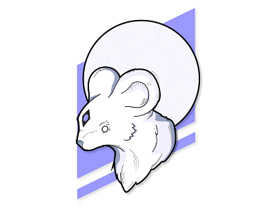 Genesis Mouse Pin D ai bebop character illustraion pin rat vector