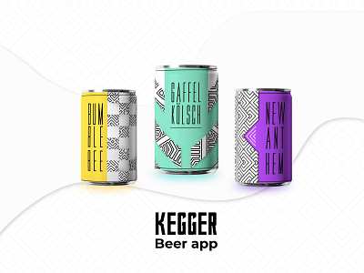 Kegger beer beer can graphic design illustrator packaging product psd typogaphy ui