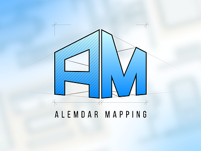 Alemdar Mapping Logo branding design logo vector