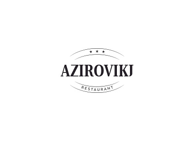 Azirovikj Restaurant Logo design logo restaurant vector