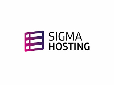 Sigma Hosting Logo 1 concept design hosting logo sigma