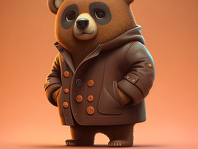 Character Bear design graphic design illustration