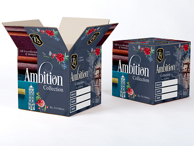 Packaging Design For Fabric Brand box box design box packaging boxes brand brand design branding graphic design illustration label and packaging logo packaging packaging design product packaging