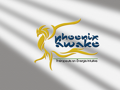 creation of the phoenix awake brand block logo marketing