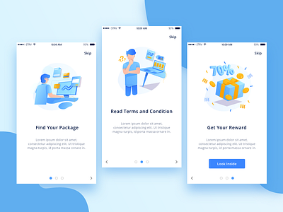 Onboarding Niagahoster apps design graphicdesign illustration onboarding ui ux vector