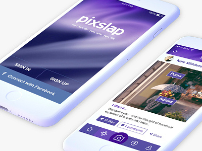 Pixslap apps design fashion icon ios iphone logo mobile photoshop sketch ui ux