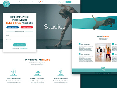 YPC asana blog body design minimal relax sport stretching ui ux web yoga