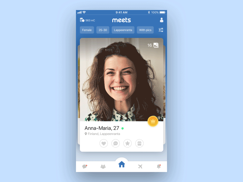 Meets dating app