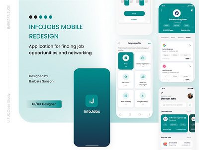 InfoJobs Mobile | UI UX Redesign app design mobile ui uidesign ux uxdesign