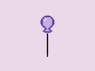 Happy Birthday! balloon birthday happy happy birthday illustration illustrator pixel purple
