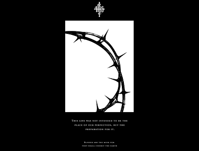 Dark Easter vibes christian crown design easter mixed media religion scanned thorns threshold vector