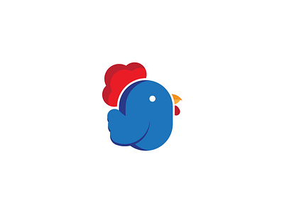 American chicken logo animal branding color font logo typography ui ux web web design