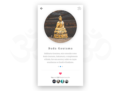 Buda Screen app appdesign buda design green ui ux webdesign zen
