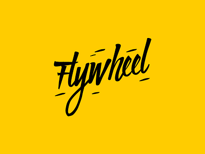 Flywheel print company branding flat grid logo personal shadow ui ux web