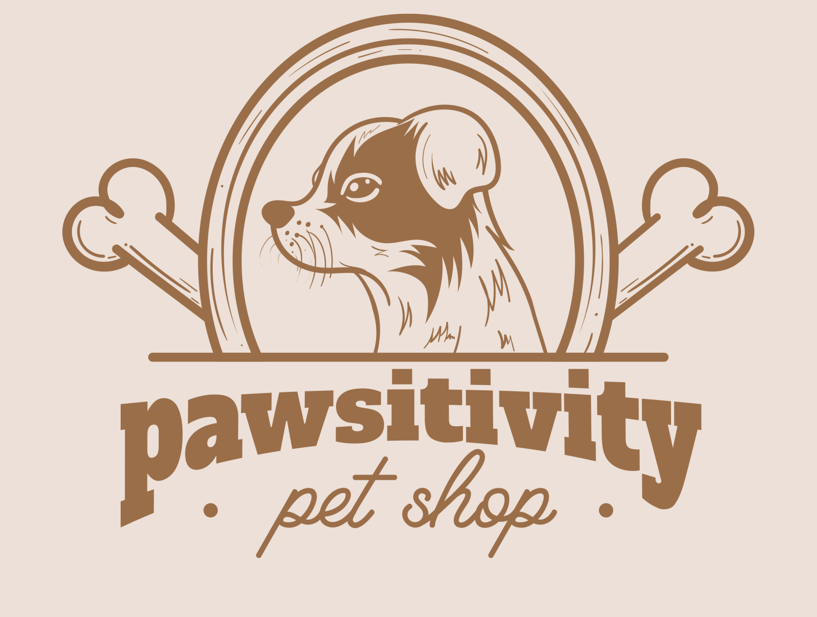 Pawisitivity : Pet shop Logo by El Mehdi Hanini on Dribbble