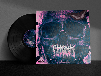 Phonk album cover design graphic design illustration