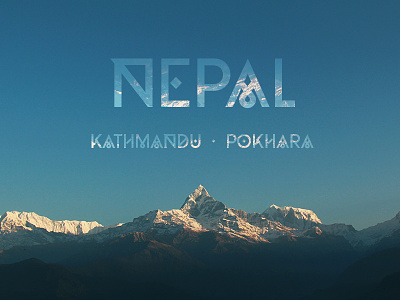 Moveast Country Covers - Nepal brand branding city cover design nepal photo photography travel traveler type
