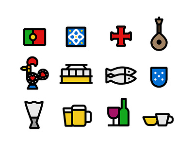 Icons from Portugal icon iconography illustration portugal