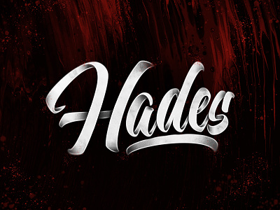 Hades art brush brushlettering brushpen concept design handlettering lettering type typography