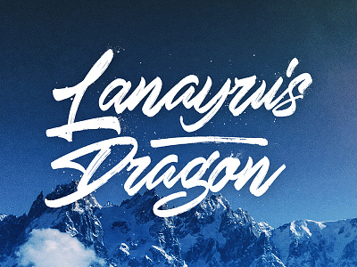 Lanayru's Dragon art brush design handlettering lettering type typography