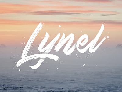 Lynel art brush design handlettering lettering type typography