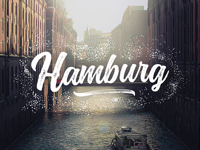 Hamburg art brush design handlettering lettering type typography