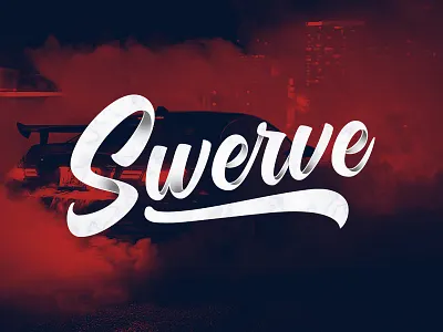 Swerve art brush design handlettering lettering type typography