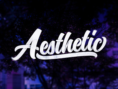 ａｅｓｔｈｅｔｉｃ グ下ボ aesthetic art brush dark design flowers handlettering lettering type typography