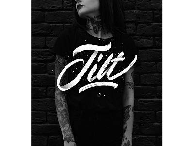 Jilt art brush dark design handlettering lettering print type typography