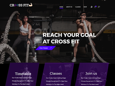 Gym landpage