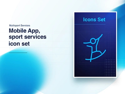 IconsFolio | Multisport gym icon icons iteo iteotem line linear mockup outline set sport