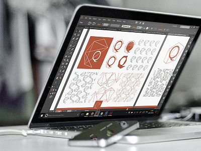 pattern and logo creation for Qatalyse brand branding illustration illustrator logo mockup motif pattern repetition