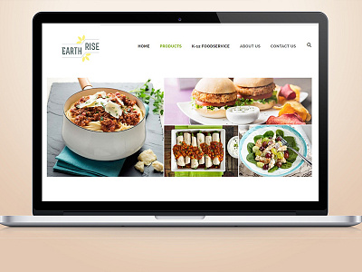 Earthrise logo creation design food graphic illustrator lifestyle logo vegan