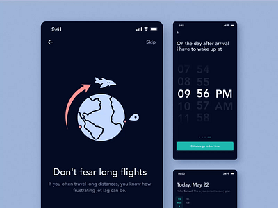 Mobile App to Beat Jet Lag app flight travel website