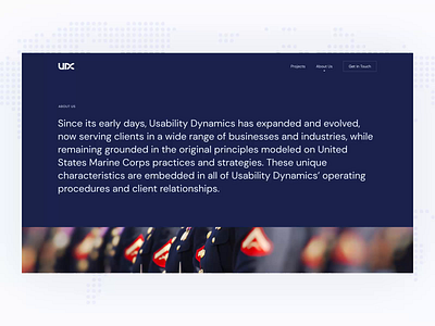 About Us Page for a Software Development Company about us agency custom developer software development company web design