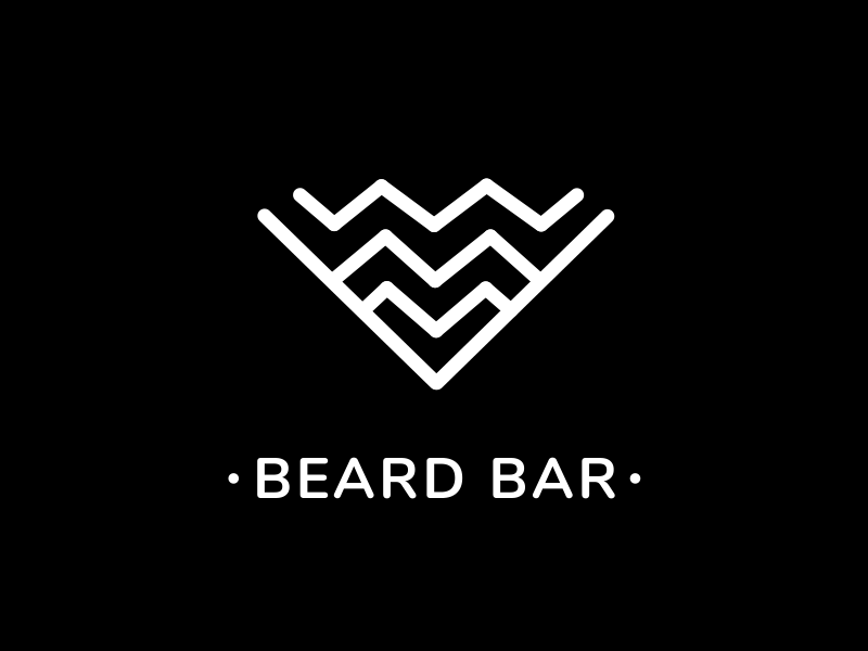 Animated Logo for a Cocktail Bar after effects animation bar beard branding design icon interaction logo minimal motion zajno