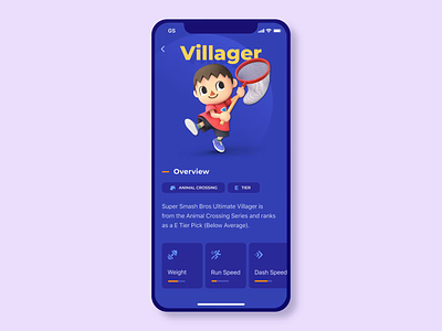 Mobile App Design for Crossover Fighting Game animated design animation application bright colors character crossover experiment fighting game game gamer interface mobile mobile app play profile ui ux vibrant video games vivid zajno