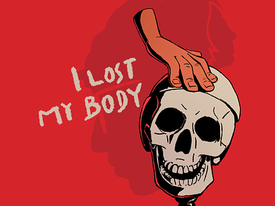 I Lost My Body card character design illustration poster print typography zajno