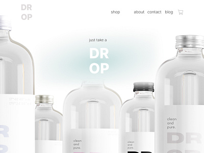 DROP water app branding design figma graphic design illustration logo ui ux vector