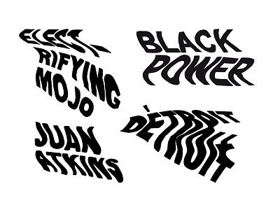 Detroit book design detroit edition font graphic handmade lettering music print techno type